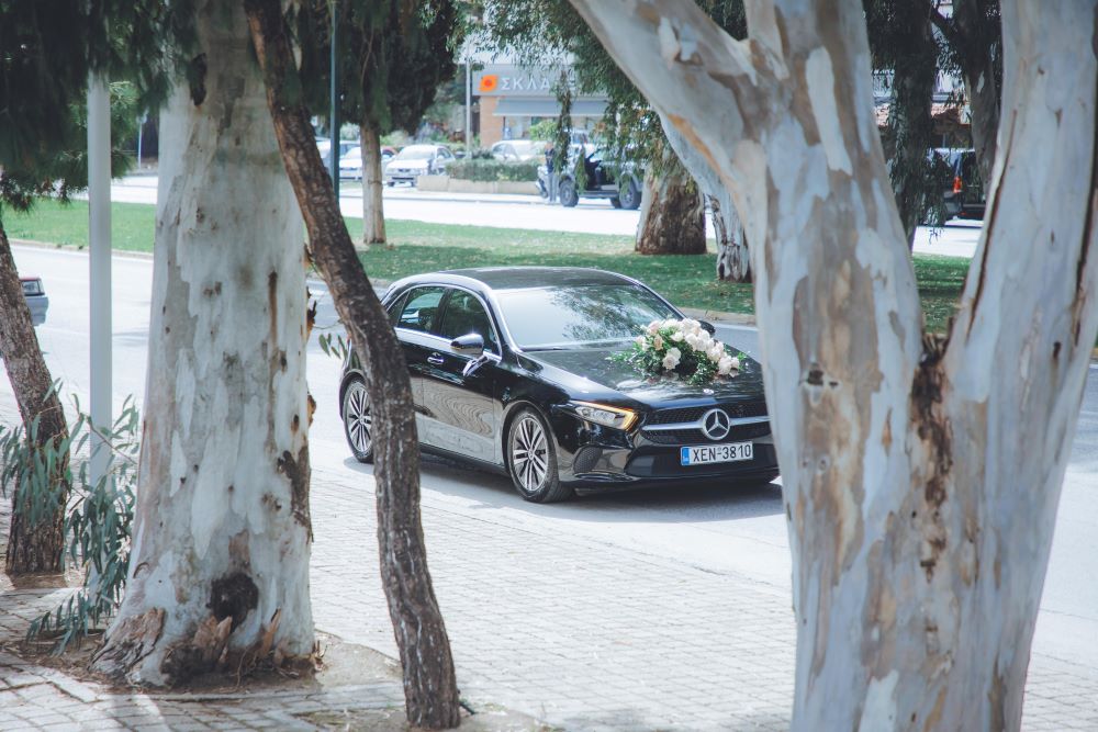 BRIDAL CAR ARRIVAL