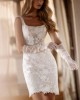 Νυφικά Mini/Midi: chic και elegant επιλογή